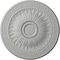 Ekena Millwork Randee Ceiling Medallion (Fits Canopies up to 3 7/8"), Hand-Painted Frost, 20"OD x 1 3/8"P CM20HAFRF - alternate 1